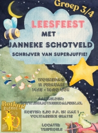 Leesfeest met Janneke Schotveld (schrijver van Superjuffie)