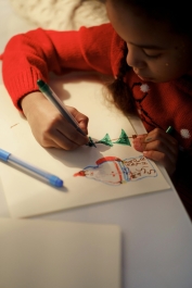 Kerst: voorlezen en kaarten maken