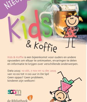 Uitnodiging aan ouders en opvoeders voor Kids & Koffie